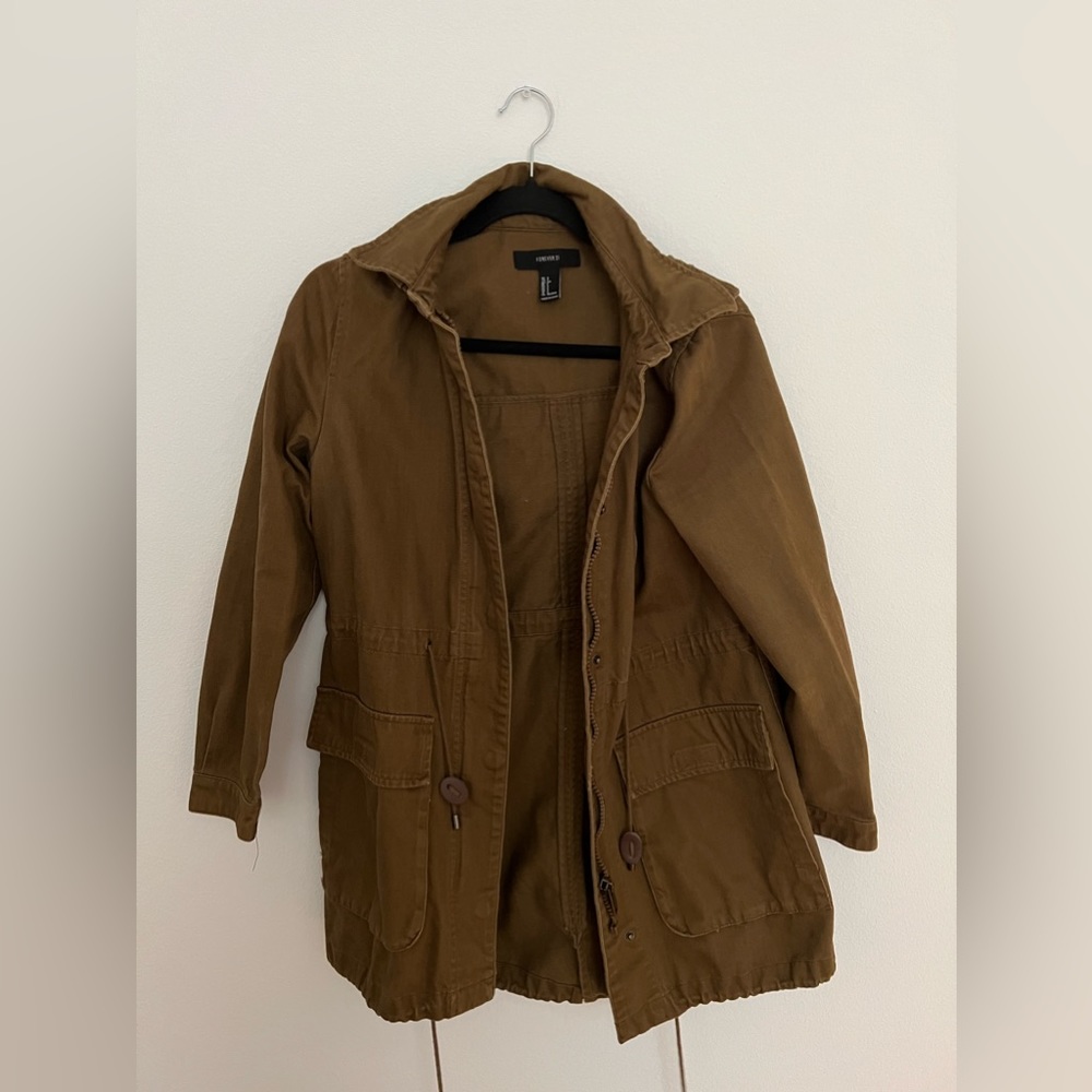 Long brown jacket